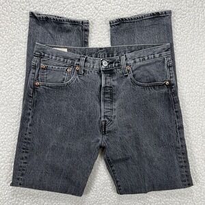 Levi's Premium 501 '93 Jeans Men's (Actual 32x30.5) Black 90s Grunge Streetwear